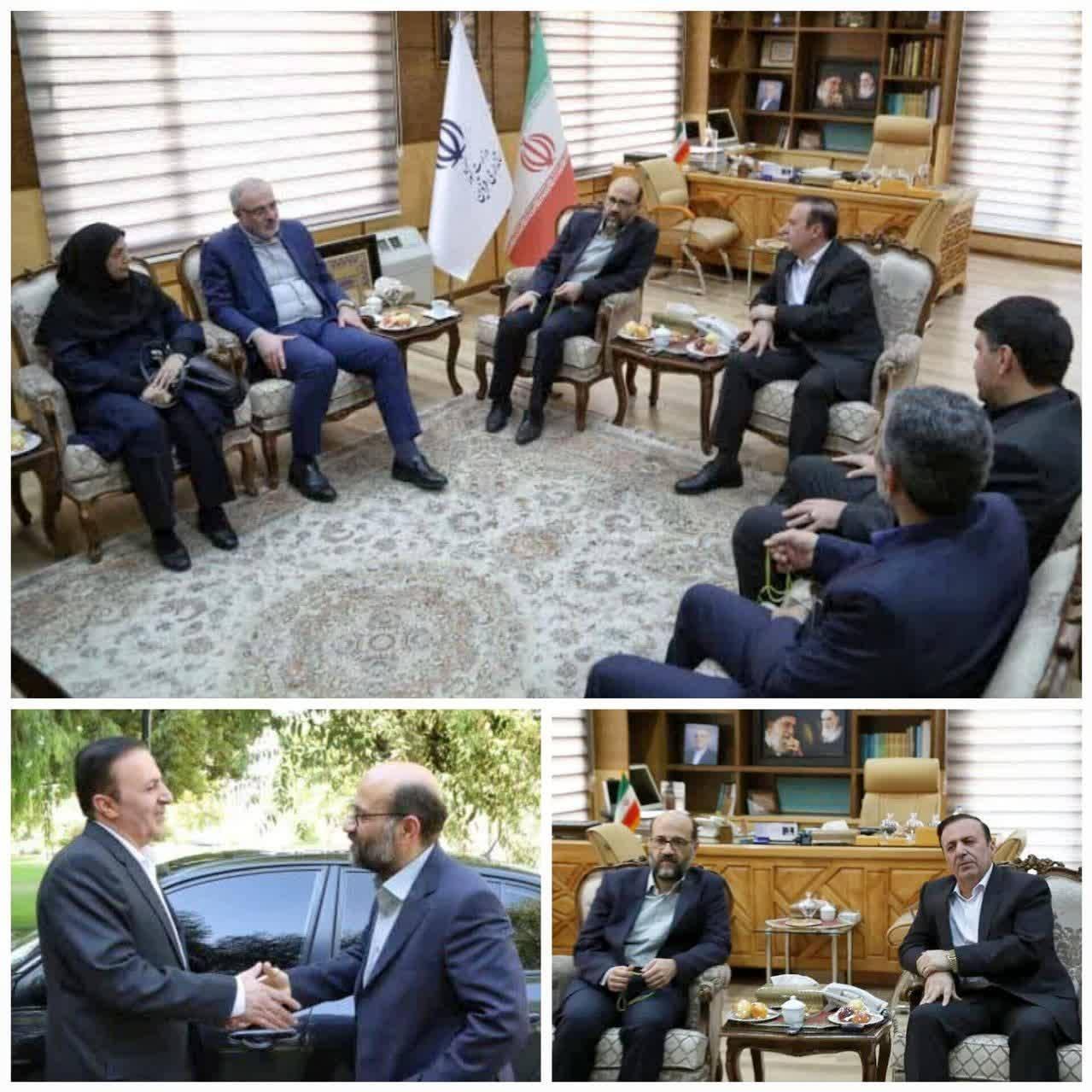 دیدار رئیس سازمان اسناد و کتابخانه ملی ایران با استاندار قزوین