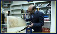 بازدید رئیس سازمان اسناد و کتابخانه ملی ایران از گنجینه نفایس