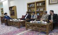 بازدید مدیر مکتب بافت از مرکز اسناد و کتابخانه ملی شرق کشور