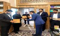 دیدار مدیر و کارکنان منطقه شرق کشور با مدیر عالی حرم مطهر امام رضا(ع)