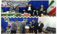 دیدار مدیر مرکز اسناد و کتابخانه ملی منطقه شرق کشور با امام جمعه و فرماندار بشرویه خراسان جنوبی