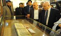 رئیس کتابخانه ملی ترکیه از موزه های آستان قدس بازدید کرد