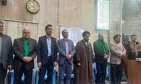 جلسه شورای هیئات مذهبی استان با حضور مدیر اسناد و کتابخانه ملی استان یزد در محل مسجد امام خمینی(ره)روستای شحنه برگزار شد.