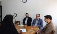 دیدار مدیر اسناد و کتابخانه ملی استان یزد با مدیر کل و مسئولین اداری و مالی استانداری یزد