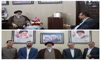مدیر اسناد و کتابخانه ملی استان یزد با امام جمعه شهرستان بافق دیدار نمود.