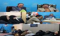 اولین نشست حافظ شناسی با موضوع نظر بازی حافظی با سخنرانی دکتر غلامعلی نفیسی بهابادی در محل مرکز اسناد و کتابخانه ملی استان یزد برگزار گردید.