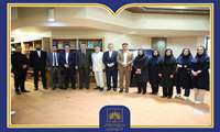 هیئت مرکز تمدن اسلامی ازبکستان از کتابخانه ملی ایران بازدید کرد