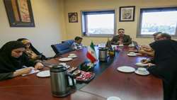 روح‌الله منوچهری در نشستی به مناسبت روز خبرنگار در مدیریت اسناد و کتابخانه ملی منطقه جنوب کشور 