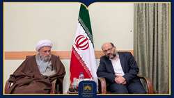 دیدار رئیس سازمان اسناد و کتابخانه ملی ایران با آیت‌الله لطف‌الله دژکام