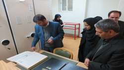 بازدید معاون مالی و پشتیبانی شرکت برق منطقه ای تهران از مرکز جنو ب شرق