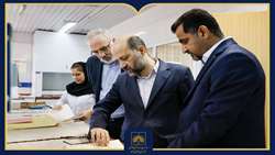 دیدار غلامرضا امیرخانی با کارکنان معاونت اسناد و پژوهشگران حوزه اسناد ملی