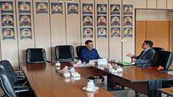 دیدار مدیرکل مرکز اسناد و کتابخانه ملی منطقه مرکزی (اصفهان) با فرماندار گلپایگان