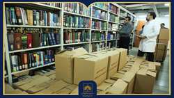 اهدای بیش از هفت هزار جلد کتاب و منابع غیرکتابی به استان همدان