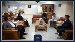 دیدار رایزن فرهنگی سفارت کره جنوبی با مسئولان سازمان اسناد و کتابخانه ملی ایران