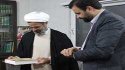 دیدار مدیر مرکز اسناد و کتابخانه ملی شرق کشور با نماینده ولی فقیه  و امام جمعه شهر بجنورد