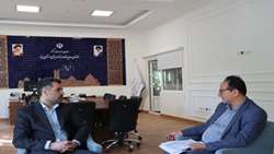 مدیر اسناد و کتابخانه ملی استان یزد با رئیس سازمان مدیریت و برنامه ریزی استان دیدار نمود.