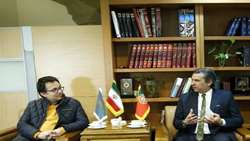 کاردار سفارت پرتغال در تهران با معاون کتابخانه ملی ایران دیدار کرد