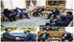 دیدار رئیس سازمان اسناد و کتابخانه ملی ایران با استاندار قزوین