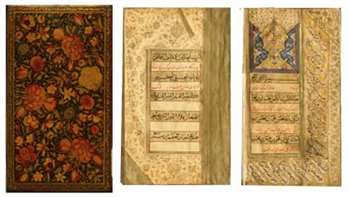 تصاویری از نسخ خطی و مرقعات