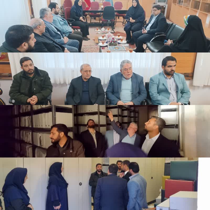 بازدید رئیس و اعضای شورای اسلامی شهر کرمان از اسناد ملی جنوب‌شرق کشور 